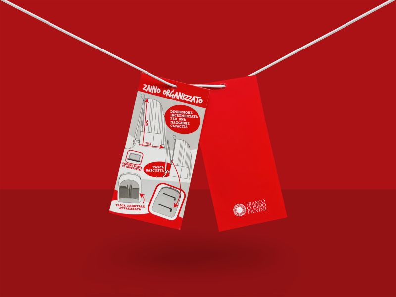 Cartellino illustrativo Panini   Studio 83