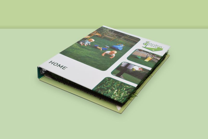 Raccoglitore cartonato Erba Sintetica   Studio 83