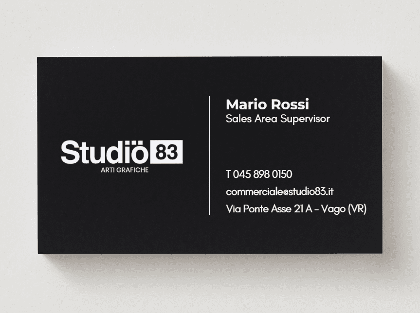 Biglietto da visita Image of biglietto da visita 2 1 Biglietto da visita Studio 83