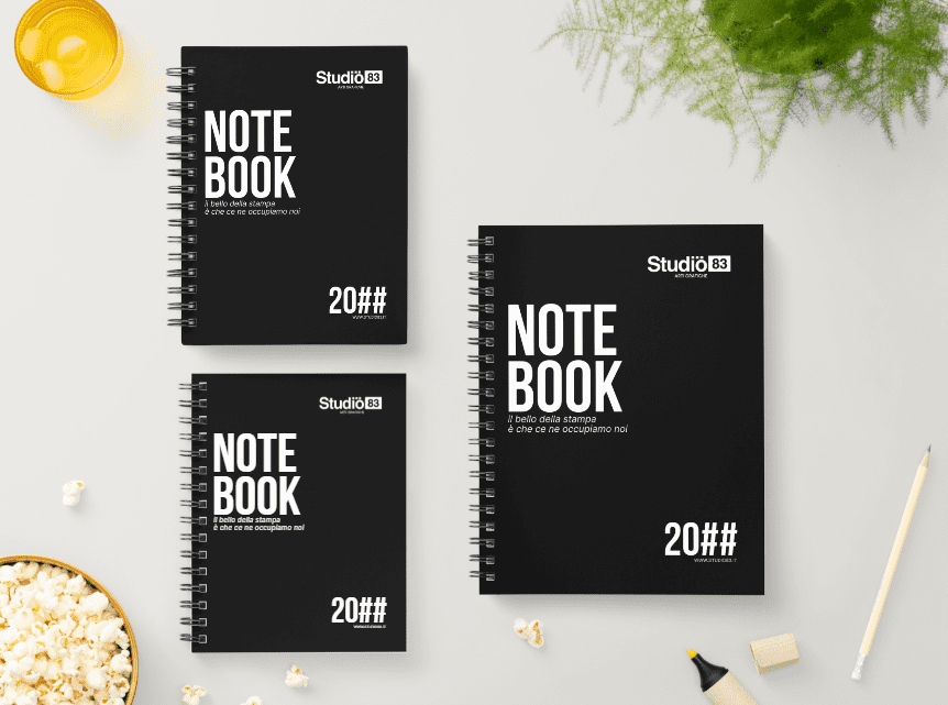 Quaderni e Blocchi con Rilegatura a Spirale Metallica (Wire O / Coil) Image of quaderno spiralato 5 Quaderni e Blocchi con Rilegatura a Spirale Metallica (Wire O / Coil) Studio 83