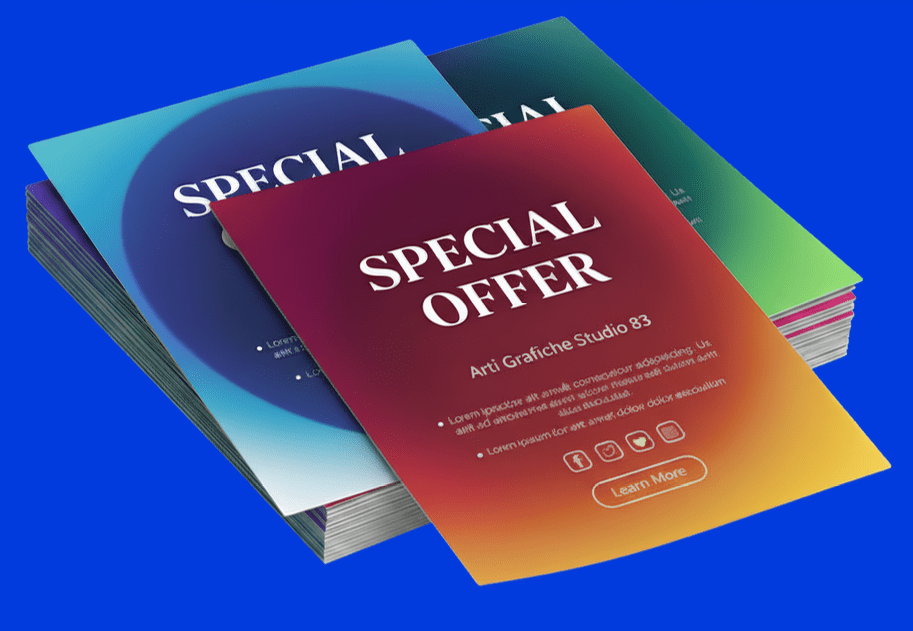 Promozione Volantini A5: Massima Visibilità al Prezzo Più Conveniente   Studio 83